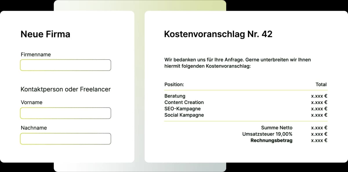 Teambox | CRM Module innerhalb der Software TEAMBOX.